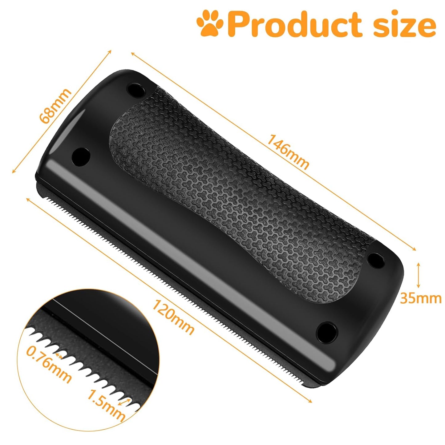 Groomify Pet Care Brush, Grooming Combs for Cat and Dog, Deshedding Dog Brush, Haustiere Tails Deshedding Brush, Pet Hair Removal Brushs Grooming Tool