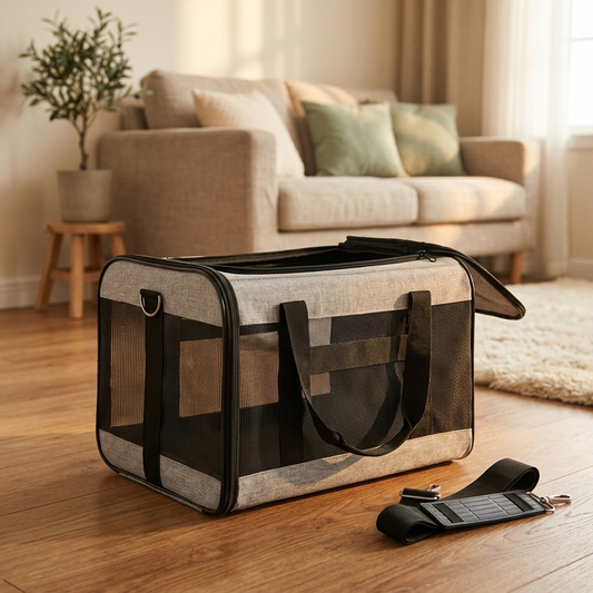 Novirae™ Voyager — Travel-Ready Cat Carrier for Cats & Small Dogs (up to 7.5kg)